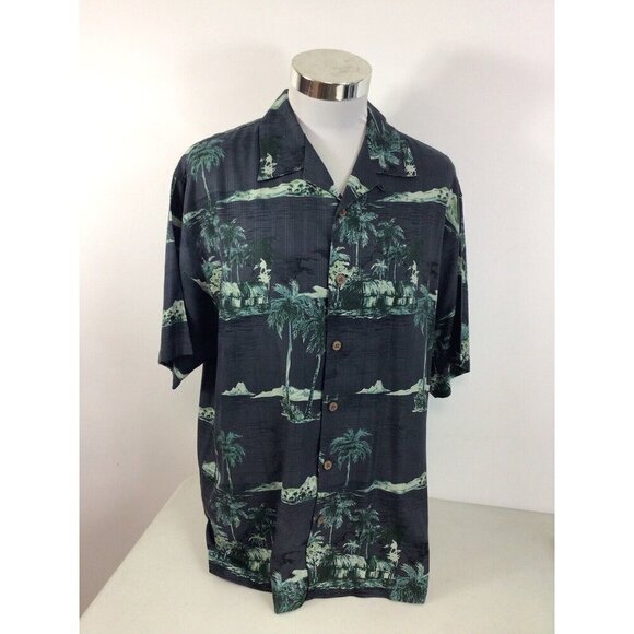 Tommy Bahama Silk Shirt Mens Large - Picture 1 of 7